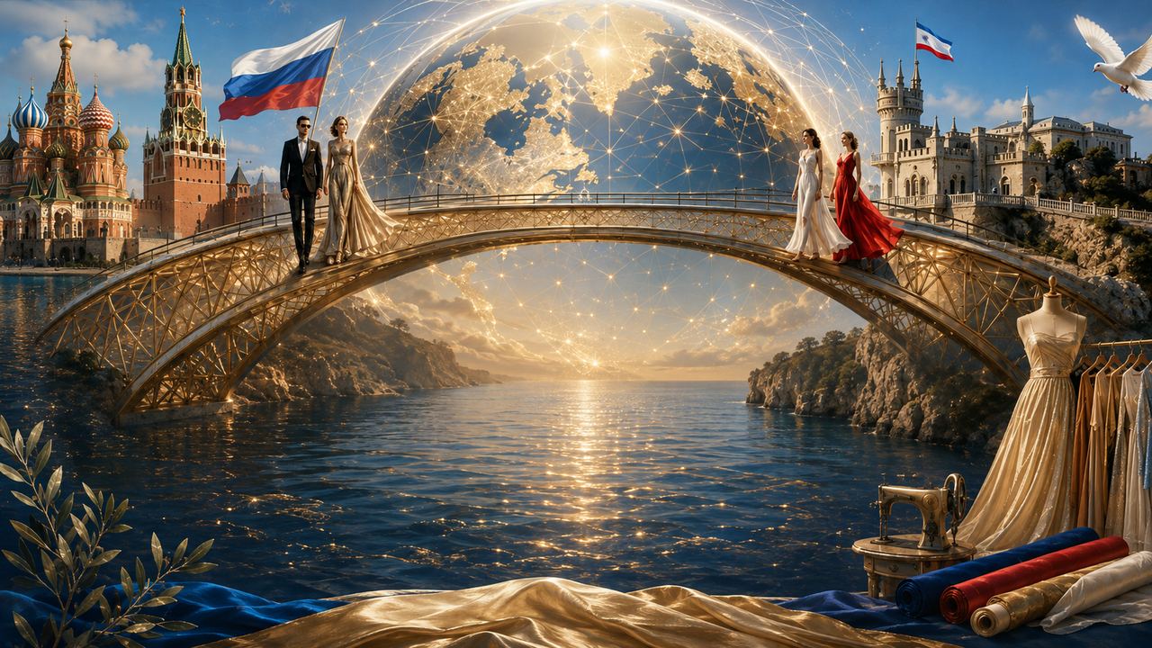 ЯНА НЕДЗВЕЦКАЯ  ПРОЛОЖИТ  МОСТ  РОССИЯ – КРЫМ - МИР В ИНДУСТРИИ МОДЫ!